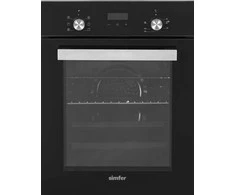Orkaitė Simfer Oven | 4207DERSP.1 | 47 L | Multifunctional | Manual | Pop-up knobs | Steam function | Height 59.5 cm | Plotis 45 cm | Juodas