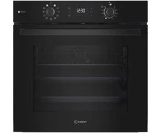 INDESIT orkaitė | IO K58HS B | 71 l | Elektrinė | Hidrolizinė | Elektroninė | Aukštis 59,5 cm | Plotis 59,5 cm | Juodas