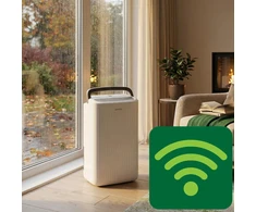 Oro sausintuvas drėgmės sugėriklis su WiFi 10L/24h iki 60m3 laikmatis 4 sausinimo režimai avenido AV7865