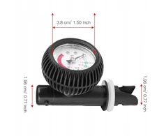 ORO SLĖGIO MATUOKLIS 0-5 PSI SIURBLIŲ SAUGOS BAROMETRAS, SKIRTAS