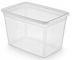 Orplast Pojemnik na zabawki 60 L plastikowy su pokrywą click szczelną