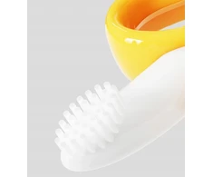 Ortodontinis logopedinis silikoninis dantukas - Geltona 3D Banana