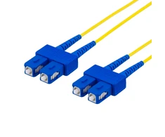 OS2 optinis kabelis DELTACO, SC - SC, duplex, singlemode, 10m / FB-510S