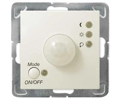 Ospel Judesių jutiklis IMPRESJA 136°/3-5min/7m/230V smėlio sp.