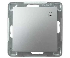 Ospel Skambučio mygtukas p/t IMPRESJA 10A/250V/maks. 3520W sidabro sp.