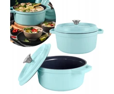 [OUTLET] EMALINIS KETAUS PUODAS 2,2 L VINTAGE CUISINE MINT