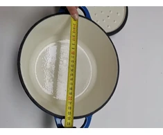 Overmont Emaliuotas ketaus kepimo indas - troškintuvas 24 cm