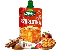Łowicz Ryžių ir vaisių desertas a la obuolių pyragas su cinamonu 100 g x 12 vnt.