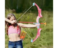 Owl Tech LED GLOWING BOW 3 ARROW SHIELD QUIVER SAUGAUS šaudymo RINKINYS