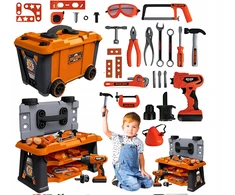 Owl Tech „Pasidaryk pats“ (pasidaryk pats) „DIY KIT“ DIRBTINĖS ĮRANKIŲ DĖŽĖ, BATERIJA MAITOMAS GRĄŽtuvas 65 vnt.