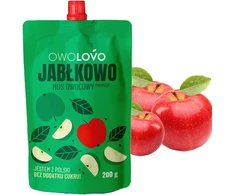 Owolovo vaisių putėsiai skonių MIX 10 x 200g (2000g)