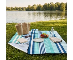 Łóżkoholicy Pikniko ir paplūdimio pledas Pablo 200x200 cm su aliuminine izoliacija