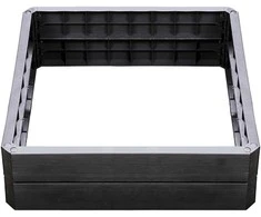 Paaukštintos lysvės rėmas Ergo L 80x80x25cm plastikins/pilkas