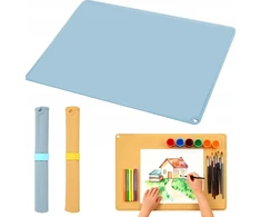 PAD 60X40CM 2 VNT DIDELIS SILIKONINĖS APSAUGOS PLAUNAMAS DAŽYMO KILIMAS