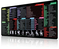 PAD 900X400 MM PELĖS KLAVIATŪRA BIRO ŽAIDIMAS DIDELIS PLATINTAS