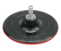 Profil Padas gręžtuvui/kampiniam šlifuokliui guminis, limpantis Vorel | d-125mm (euro)