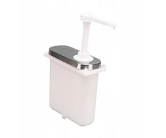 Padažo pompos butelis, padažo dozatorius, prieskonių siurblio butelis, 1,4 l be išorinės dėžutės