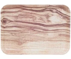 Bikuvalt Padėklas plastikinis 32x23 cm medžio imitacija 50952