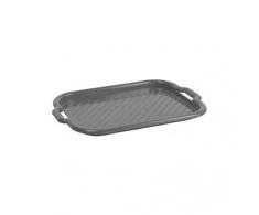 Padėklas plastikinis 53x37x3 cm pilkos spalvos Domotti 229017