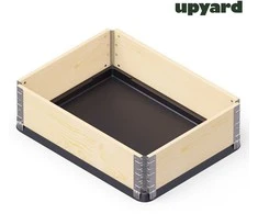 Padėklas sudedamajai augalų dėžei Upyard Upyard 80x60x4.7cm PVC/juodas