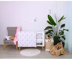 PAGALĖS UŽVALGALAS 40x60 cm MEDVILNĖ 100% JASIEK BABYMAM užtrauktukas