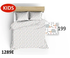 Pagalvės užvalkalas 40x60, baltas, ežiukai, pilki medžiai, rupūžės