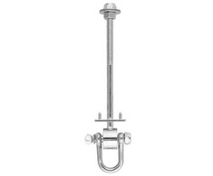 Pakaba sūpynėms su kilpa ir smaigais M12x160mm