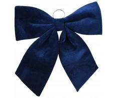Pakabinama kalėdinė dekoracija BOWTIE, t. mėlynos sp., 3 x 58 x 62 cm, 1 vnt