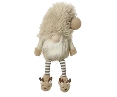Decoris Pakabinama kalėdinė dekoracija GNOME SITTING, kreminės sp., 11 x 17 x 48 cm, 1 vnt