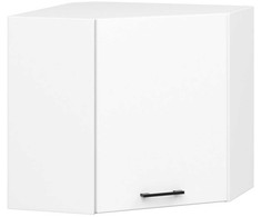 Pakabinama kampinė virtuvės spintelė OLIVIA V, 60 cm balta