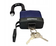 Pakabinama spyna GERDA AQUA, KSM S70A, 3 raktai