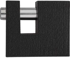 Pakabinama spyna Qlock 48/11/Ø10mm/3 rakt. juoda