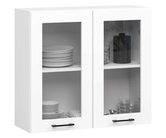 Pakabinama virtuvės spintelė OLIVIA W80, H72 cm, balta