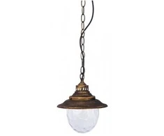 Pakabinamas šviestuvas Pakabinamas lauko šviestuvas Barcelona IP43 Rabalux 60W E27 D21.5cm rudas