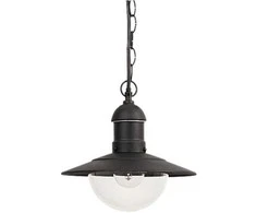 Pakabinamas šviestuvas Pakabinamas lauko šviestuvas Oslo IP44 Rabalux 60W E27 D24cm juodas