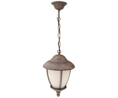 Pakabinamas šviestuvas Pakabinamas lauko šviestuvas Oslo IP44 Rabalux 60W E27 rudas/baltas