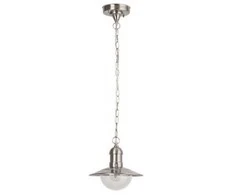 Pakabinamas šviestuvas Pakabinamas lauko šviestuvas Oslo IP44 Rabalux 60W E27 D24cm chromo spalvos