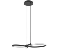 Pakabinamas šviestuvas Pakabinamas LED šviestuvas EGLO SERPINS, 21W, 3000K, 2500lm, juodos sp., 30x66x110cm