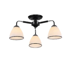 Pakabinamas šviestuvas BALTIK GAISMA K90230/3, E27, 3 x 60W, juodos sp., 54 x 24,5 cm