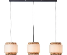 Pakabinamas šviestuvas EGLO ALBARIZA, 3 x E27, max 3 x 40 W, medžio/kapučino sp., ø16x89,5xh110 cm