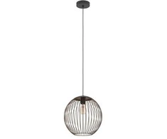Pakabinamas šviestuvas EGLO ALMANZORA, E27, 1x60W, Ø32x110cm, juodos sp.