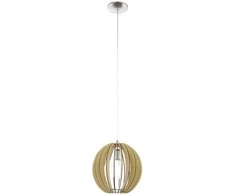 Pakabinamas šviestuvas EGLO COSSANO, 1 x 60 W, E27, ø30 cm, šv.medžio sp., 94764