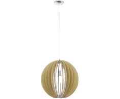 Pakabinamas šviestuvas EGLO COSSANO, 1 x 60 W, E27, ø50 cm, šv.medžio sp., 94765
