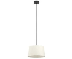 Pakabinamas šviestuvas EGLO FEBRES, 1xE27, 60W, juodos/baltos sp., Ø35cm, h110cm
