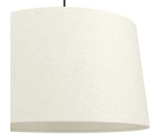 Pakabinamas šviestuvas EGLO FEBRES, 1xE27, 60W, juodos/baltos sp., Ø35cm, h110cm