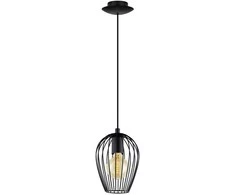 Pakabinamas šviestuvas EGLO NEWTOWN, 1 x E27, max 60W, juodos sp., h110 cm