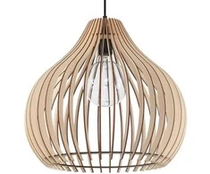 Pakabinamas šviestuvas EGLO TINDORI, 1 x 60 W, E27, ø38 cm, klevo sp.