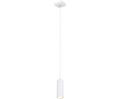 Pakabinamas šviestuvas GLOBO Robby, 1 x GU10, 35W, baltos sp., 9x9x120cm