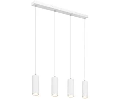 Pakabinamas šviestuvas GLOBO Robby, 4 x GU10, 35W, baltos sp., 6 x 65 x 120 cm