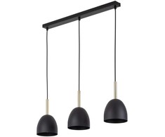 Tkkrywult Pakabinamas šviestuvas TK LIGHTING NORD Juodas 3, 3xE27, LED Max 15W